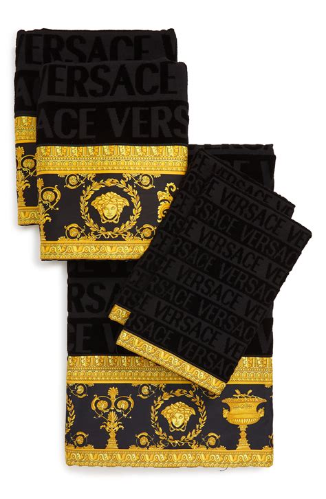 versace towel set|versace bath sets.